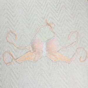 Y2K Ombre Beaded Sequin Butterfly Fairy Top